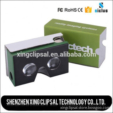 cheap 3d vr glasses vr box cardboard for video